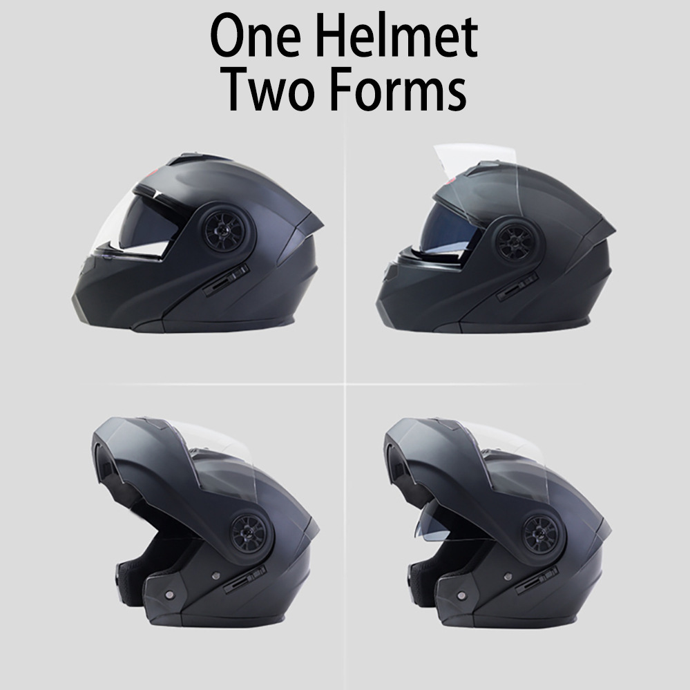Bluetooth Motorcycle Full Face - Modular Flip Up Motorcycle Helmet Dot Approved review and price