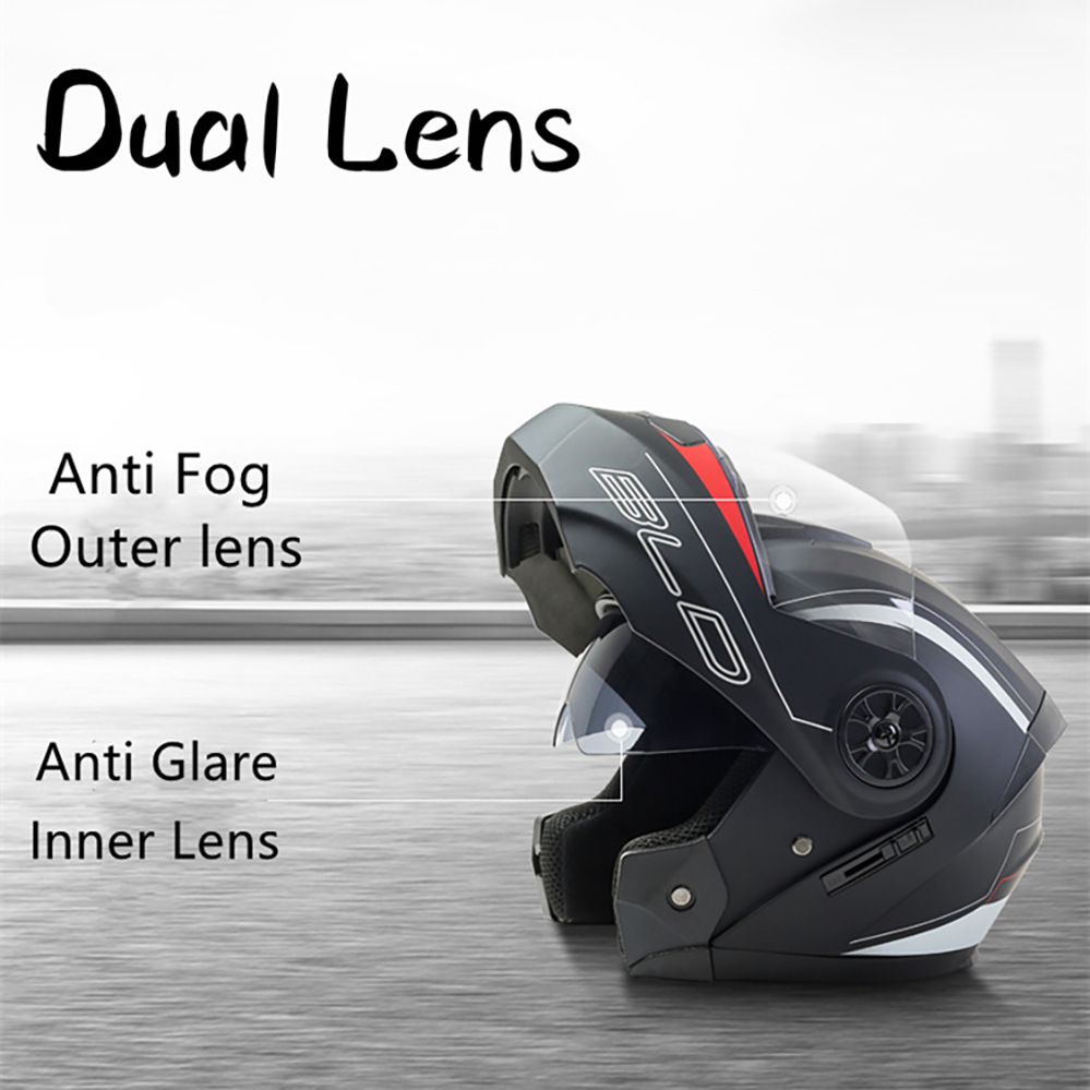 Bluetooth Motorcycle Full Face - Modular Flip Up Motorcycle Helmet Dot Approved review and price